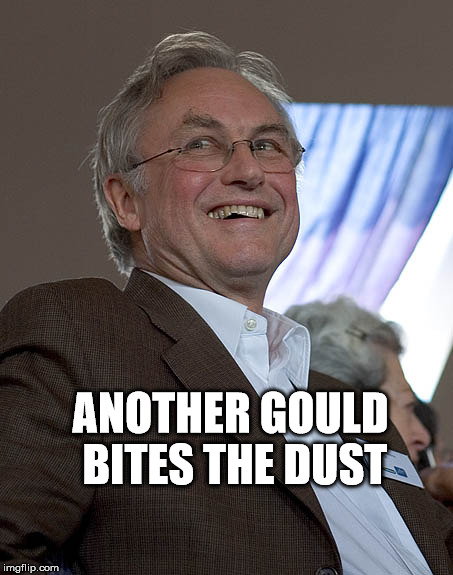 Richard Dawkins NON ha probabilmente detto nulla di ciò. Immagine modificata da Wikimedia Commons